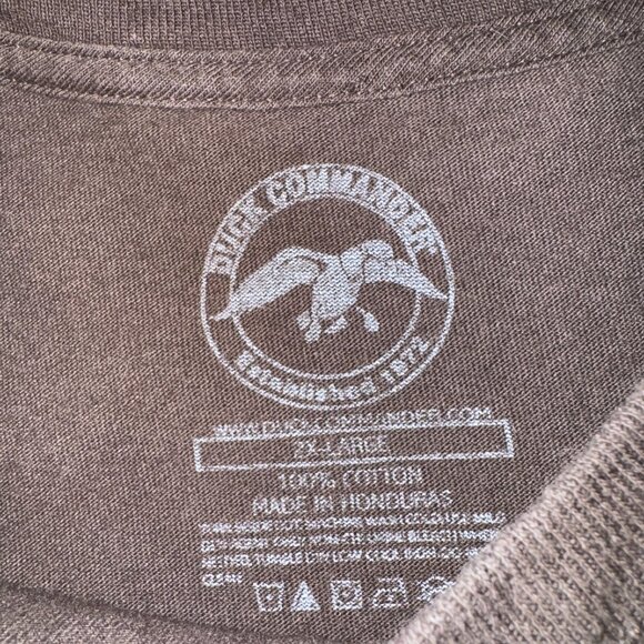 Duck Commander "Arise Kill Eat" Shotgun Hunting Brown Tshirt - L - Picture 4 of 6